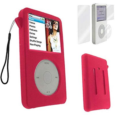 BestforYou for iPod Classic Case, Silicone Skin Case Cover for Apple iPod Classic 6th 7th 80GB, 120GB Thin 160GB and iPod Video 5th 30gb + Screen Protector & Lanyard-10.5mm Thickness Thin Version(Red) BestforYou for iPod Classic Case, Silicone Skin Case Cover for Apple iPod Classic 6th 7th 80GB, 120GB Thin 160GB and iPod Video 5th 30gb + Screen Protector & Lanyard-10.5mm Thickness Thin Version(Red)