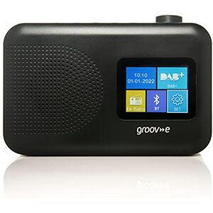 Groov-e Berlin DAB & FM Digital Radio Colour Screen LCD Display Built-In Alarm Clock & Bluetooth Connectivity Mains or Battery Operated Portable Radio 60 Preset Stations Black Groov-e Berlin DAB & FM Digital Radio Colour Screen LCD Display Built-In Alarm Clock & Bluetooth Connectivity Mains or Battery Operated Portable Radio 60 Preset Stations Black