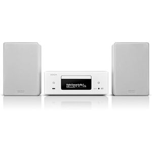 Denon CEOL N12DAB all-in-one system with CD player, DAB/FM radio, HDMI ARC and HEOS® Built-in White Denon CEOL N12DAB all-in-one system with CD player, DAB/FM radio, HDMI ARC and HEOS® Built-in White