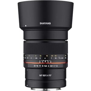 SAMYANG 85mm F1.4 Weather Sealed High Speed Telepoto Lens for Canon R Mirrorless Cameras SAMYANG 85mm F1.4 Weather Sealed High Speed Telepoto Lens for Canon R Mirrorless Cameras