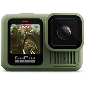 GoPro HERO13 Black in Forest Green - Waterproof Action Camera GoPro HERO13 Black in Forest Green - Waterproof Action Camera