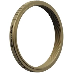 PolarPro Fuji X100 Series Filter Adapter Brass Compatible with X100VI, X100V, X70, 49mm PolarPro Fuji X100 Series Filter Adapter Brass Compatible with X100VI, X100V, X70, 49mm