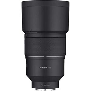 SAMYANG 135mm F1.8 AF Full Frame Auto Focus Telephoto Lens for Sony E Mount Cameras, Black, (SYIO13518-E) SAMYANG 135mm F1.8 AF Full Frame Auto Focus Telephoto Lens for Sony E Mount Cameras, Black, (SYIO13518-E)