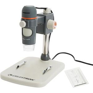 Celestron 44308 Handheld Digital Microscope Pro, 20x-200x Magnification, Grey/White Celestron 44308 Handheld Digital Microscope Pro, 20x-200x Magnification, Grey/White