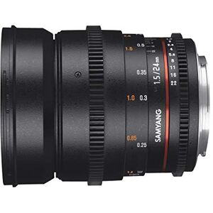 SAMYANG 13024T1.5F T1.5 VDSLR ED UMC II Lens for Fuji X Connection (24 mm) SAMYANG 13024T1.5F T1.5 VDSLR ED UMC II Lens for Fuji X Connection (24 mm)