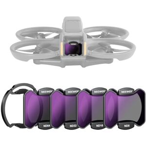NEEWER Magnetic ND Filter Set with Magnetic Mount Adapter, Compatible with DJI Avata 2, 4 Pack Neutral Density Filters ND8 ND16 ND32 ND64 Drone Lens Accessories, Ultra Slim Frame & HD Optical Glass NEEWER Magnetic ND Filter Set with Magnetic Mount Adapter, Compatible with DJI Avata 2, 4 Pack Neutral Density Filters ND8 ND16 ND32 ND64 Drone Lens Accessories, Ultra Slim Frame & HD Optical Glass
