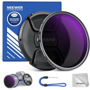 NEEWER 52mm ND2-400 (1-9 Stops) Variable ND Filter with Lens Cap, Lanyard, Cleaning Cloth, Precise Neutral Density Adjustment, Fingerprint & Scratch Resistant Multicoated Optical Glass NEEWER 52mm ND2-400 (1-9 Stops) Variable ND Filter with Lens Cap, Lanyard, Cleaning Cloth, Precise Neutral Density Adjustment, Fingerprint & Scratch Resistant Multicoated Optical Glass