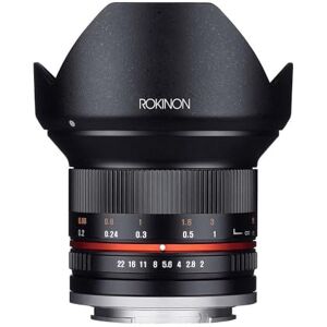 Rokinon RK12M-M 12mm F2.0 NCS CS Ultra Wide Angle Fixed Lens for Canon EF-M Mount Compact System Cameras (Black) Rokinon RK12M-M 12mm F2.0 NCS CS Ultra Wide Angle Fixed Lens for Canon EF-M Mount Compact System Cameras (Black)
