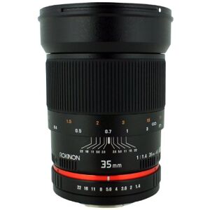 Rokinon 35mm f/1.4 Aspherical Lens with Automatic Chip for Nikon F Rokinon 35mm f/1.4 Aspherical Lens with Automatic Chip for Nikon F
