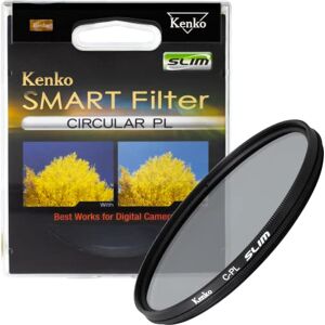 Kenko 77 mm Smart Circular Polarising Filter for Camera, Black Kenko 77 mm Smart Circular Polarising Filter for Camera, Black