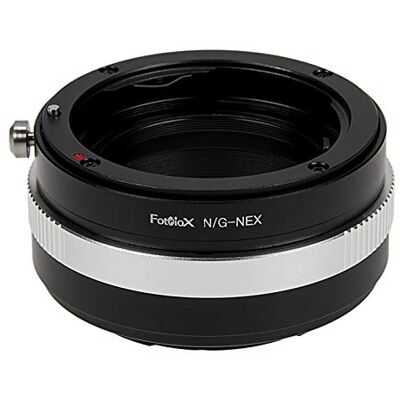 Fotodiox Lens Mount Adapter Nikon Nikkor F Mount G-Type D/SLR Lens to Sony Alpha E-Mount Mirrorless Camera Body Fotodiox Lens Mount Adapter Nikon Nikkor F Mount G-Type D/SLR Lens to Sony Alpha E-Mount Mirrorless Camera Body