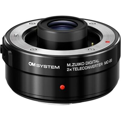 OM SYSTEM MC-20 2x Teleconverter – Double Focal Length for many Olympus M.Zuiko Lenses, Weather-Sealed, Lightweight, Ultimate Reach for Wildlife & Macro Photography OM SYSTEM MC-20 2x Teleconverter – Double Focal Length for many Olympus M.Zuiko Lenses, Weather-Sealed, Lightweight, Ultimate Reach for Wildlife & Macro Photography