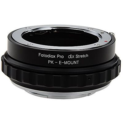Fotodiox DLX Stretch Lens Mount Adapter Compatible with Pentax K Lenses to Sony E-mount Cameras Fotodiox DLX Stretch Lens Mount Adapter Compatible with Pentax K Lenses to Sony E-mount Cameras