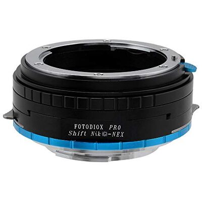 Fotodiox Pro Shift Lens Mount Adapter Compatible with Nikon F-mount G-Type Lenses to Sony E-Mount Cameras Fotodiox Pro Shift Lens Mount Adapter Compatible with Nikon F-mount G-Type Lenses to Sony E-Mount Cameras