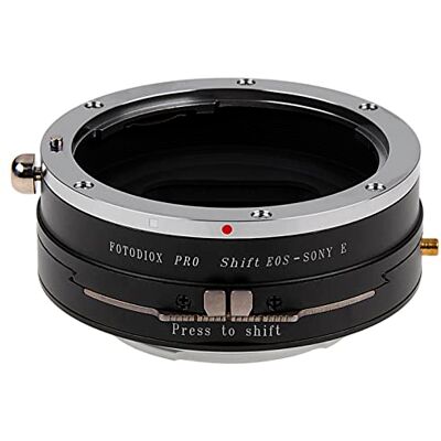 Fotodiox Pro Shift Lens Mount Adapter Compatible with Canon EOS EF and EF-S Lenses to Sony E-Mount Cameras Fotodiox Pro Shift Lens Mount Adapter Compatible with Canon EOS EF and EF-S Lenses to Sony E-Mount Cameras