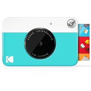Kodak AM Printomatic Full-Color Instant Print Digital Camera, Zink 2x3" (5.1x7.5 cm) Sticky-Back Photo Paper, 5MP, Portable, Creative Fun Gift for Birthday, Christmas, Holiday, Blue Kodak AM Printomatic Full-Color Instant Print Digital Camera, Zink 2x3" (5.1x7.5 cm) Sticky-Back Photo Paper, 5MP, Portable, Creative Fun Gift for Birthday, Christmas, Holiday, Blue