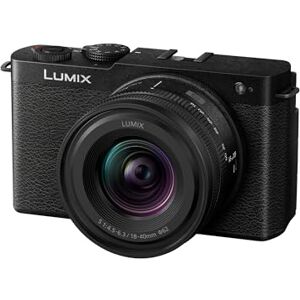 Panasonic Lumix S9, Full Frame Mirrorless S9 Open Gate Vlogging Camera in Black, with S-R1840E 18-40mm S lens, 24.2MP, 6K /4K Video, 779 Point PDAF, Image Stabilisation Free-Angle Screen Panasonic Lumix S9, Full Frame Mirrorless S9 Open Gate Vlogging Camera in Black, with S-R1840E 18-40mm S lens, 24.2MP, 6K /4K Video, 779 Point PDAF, Image Stabilisation Free-Angle Screen