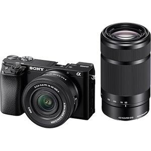 Sony Alpha 6100 APS-C Mirrorless Camera with 16-50 mm and 55-210mm Zoom Lenses (Fast 0.02s Autofocus, Eye Tracking Autofocus for Human and Animal, 4K Movie Recording and Flip Screen) Sony Alpha 6100 APS-C Mirrorless Camera with 16-50 mm and 55-210mm Zoom Lenses (Fast 0.02s Autofocus, Eye Tracking Autofocus for Human and Animal, 4K Movie Recording and Flip Screen)