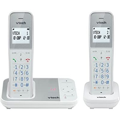 VTech XS1051 2-Handset DECT Cordless Phone - Call Block VTech XS1051 2-Handset DECT Cordless Phone - Call Block
