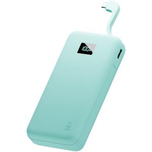 Juice Eco Integrated Max Power Bank 20000mAh – Portable Charger with Built-in USB-C Cable, Fast 20W Output, Digital Display, Power Bank for iPhone 15 16 17, Samsung, Android, GoPro, iPad Teal Juice Eco Integrated Max Power Bank 20000mAh – Portable Charger with Built-in USB-C Cable, Fast 20W Output, Digital Display, Power Bank for iPhone 15 16 17, Samsung, Android, GoPro, iPad Teal