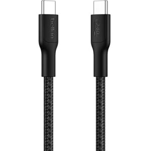 Belkin Eco Braided USB-C to USB-C Cable (1M, 240W) Soft, Flexible Fast-Charging Cable, Type C Charger Cord for iPhone 16, Galaxy S25, Pixel 9, MacBook, iPad Pro, & More Black (USB 2.0) Belkin Eco Braided USB-C to USB-C Cable (1M, 240W) Soft, Flexible Fast-Charging Cable, Type C Charger Cord for iPhone 16, Galaxy S25, Pixel 9, MacBook, iPad Pro, & More Black (USB 2.0)