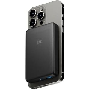 Juice Slim 10,000 mAh Magnetic Wireless Power Bank – 15 W Wireless Charging, USB‑C Fast Charge, Portable Battery for iPhone & Qi Devices Black Juice Slim 10,000 mAh Magnetic Wireless Power Bank – 15 W Wireless Charging, USB‑C Fast Charge, Portable Battery for iPhone & Qi Devices Black