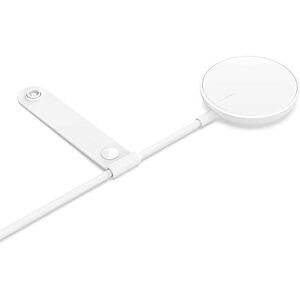 Belkin MagSafe Charger, Magnetic Wireless Phone Charging Pad (For iPhone 12 Series and Other MagSafe Enabled Devices, Power Adaptor Not Included) White Belkin MagSafe Charger, Magnetic Wireless Phone Charging Pad (For iPhone 12 Series and Other MagSafe Enabled Devices, Power Adaptor Not Included) White
