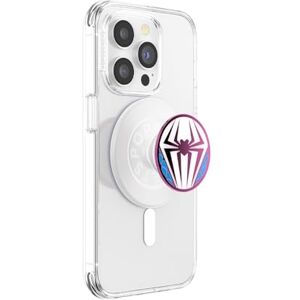 PopSockets Phone Grip for MagSafe, Secure Magnetic Phone Grip & Stand, Hands-Free Kickstand, Wireless Charging Compatible, Spiderman Enamel Ghost Spider Suit PopSockets Phone Grip for MagSafe, Secure Magnetic Phone Grip & Stand, Hands-Free Kickstand, Wireless Charging Compatible, Spiderman Enamel Ghost Spider Suit