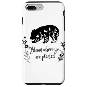 Wildflower Apparel iPhone 7 Plus/8 Plus Bloom Where You Are Planted Bear Case