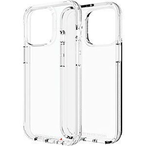 ZAGG Gear 4 Crystal Palace D30 Protective Case for iPhone 13 Pro, 5G, Slim, Shockproof, Wireless Charging, MagSafe, (Clear) ZAGG Gear 4 Crystal Palace D30 Protective Case for iPhone 13 Pro, 5G, Slim, Shockproof, Wireless Charging, MagSafe, (Clear)