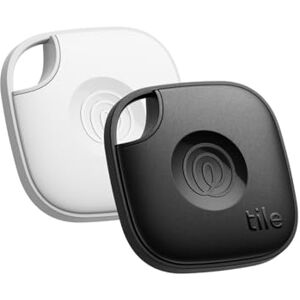 Tile by Life360 Mate Bluetooth Tracker, Keys Finder and Item Locator for Keys, Bags and More. Phone Finder, Both iOS and Android Compatible, Pack of 2 (Black/White) Tile by Life360 Mate Bluetooth Tracker, Keys Finder and Item Locator for Keys, Bags and More. Phone Finder, Both iOS and Android Compatible, Pack of 2 (Black/White)