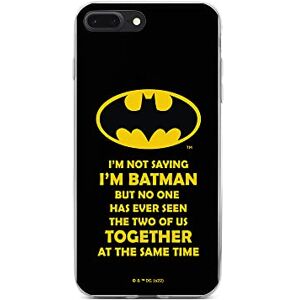 ERT GROUP mobile phone case for Iphone 7 PLUS/ 8 PLUS original and officially Licensed DC pattern Batman 053 optimally adapted to the shape of the mobile phone, case made of TPU ERT GROUP mobile phone case for Iphone 7 PLUS/ 8 PLUS original and officially Licensed DC pattern Batman 053 optimally adapted to the shape of the mobile phone, case made of TPU