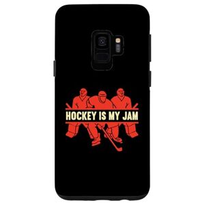Ice Hockey Gifts Hockey Player Galaxy S9 Funny Sport Ice Hockey Is My Jam Case