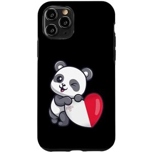 Malta Flag Heart Apparel Maltese Roots Gifts Idea iPhone 11 Pro Malta Heart Panda Pride Maltese Flag Roots Malta Souvenir Case