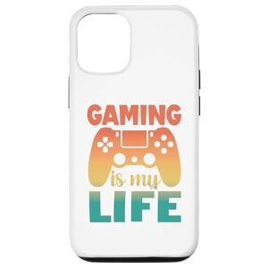 PeeKay Apparel - Gaming iPhone 15 Retro Gaming Is My Life - Vintage Gamer Player's Motto Case