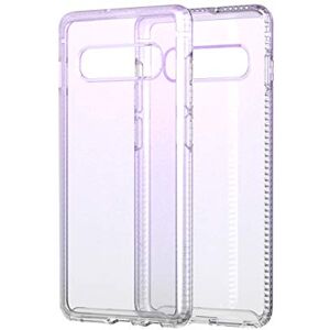 tech21 Tech Enterprises Protective Samsung Galaxy S10 Plus Case Ultra-thin Iridescent Back Cover with Bulletshield Pure Shimmer Pink tech21 Tech Enterprises Protective Samsung Galaxy S10 Plus Case Ultra-thin Iridescent Back Cover with Bulletshield Pure Shimmer Pink