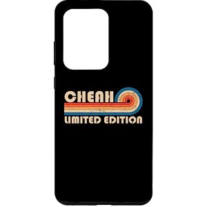 Customized Last Name Gifts Matching Family Team Galaxy S20 Ultra CHEAH Surname Retro Vintage 80s 90s Birthday Reunion Case