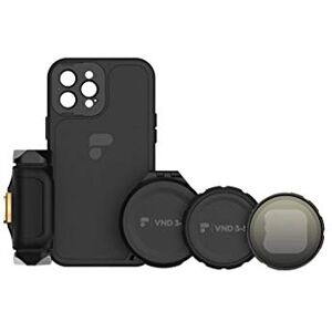 PolarPro LiteChaser iPhone 12 Pro VND Kit Protective case Corresponding grip Variable ND filter Lens cap Compatible with Moment M-Series lenses MagSafe PolarPro LiteChaser iPhone 12 Pro VND Kit Protective case Corresponding grip Variable ND filter Lens cap Compatible with Moment M-Series lenses MagSafe