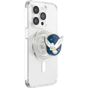 PopSockets PopGrip for MagSafe, Magnetic Phone Grip & Stand, Swappable Top, Secure Grip for iPhone MagSafe Cases, Kickstand for Hands-Free Viewing, Wireless Charging Compatible Enamel Hedwig PopSockets PopGrip for MagSafe, Magnetic Phone Grip & Stand, Swappable Top, Secure Grip for iPhone MagSafe Cases, Kickstand for Hands-Free Viewing, Wireless Charging Compatible Enamel Hedwig