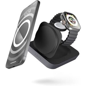 OtterBox Zens Nightstand Magnetic Wireless Charger Pro 2, MagSafe and Qi2 15 W Wireless Charger for iPhone, Apple Watch, AirPods, 20 W Power Adapter (EU, UK, US) and 1.5 M Integrated Cable, Black OtterBox Zens Nightstand Magnetic Wireless Charger Pro 2, MagSafe and Qi2 15 W Wireless Charger for iPhone, Apple Watch, AirPods, 20 W Power Adapter (EU, UK, US) and 1.5 M Integrated Cable, Black