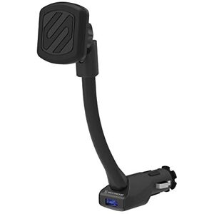 Scosche MAG12V MagicMount Magnetic Power Socket Mount with USB Charging Port for Mobile Devices Scosche MAG12V MagicMount Magnetic Power Socket Mount with USB Charging Port for Mobile Devices
