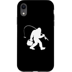 Miftees Fishing Tees iPhone XR Bigfoot Fishing Case