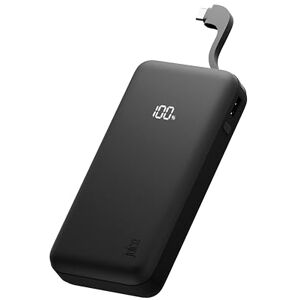 Juice Eco Integrated Max Power Bank 20000mAh – Portable Charger with Built-in USB-C Cable, Fast 20W Output, Digital Display, Power Bank for iPhone 15 16 17, Samsung, Android, GoPro, iPad Black Juice Eco Integrated Max Power Bank 20000mAh – Portable Charger with Built-in USB-C Cable, Fast 20W Output, Digital Display, Power Bank for iPhone 15 16 17, Samsung, Android, GoPro, iPad Black
