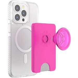 PopSockets : PopWallet+ for MagSafe Adapter Ring for MagSafe Included Card holder with an Integrated Swappable PopTop for Smartphones and Cases Magenta PopSockets : PopWallet+ for MagSafe Adapter Ring for MagSafe Included Card holder with an Integrated Swappable PopTop for Smartphones and Cases Magenta