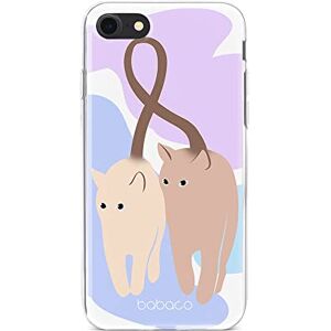 Babaco ERT GROUP mobile phone case for Iphone 7/8/ SE 2/ SE 3 original and officially Licensed pattern Cats 013 optimally adapted to the shape of the mobile phone, case made of TPU Babaco ERT GROUP mobile phone case for Iphone 7/8/ SE 2/ SE 3 original and officially Licensed pattern Cats 013 optimally adapted to the shape of the mobile phone, case made of TPU