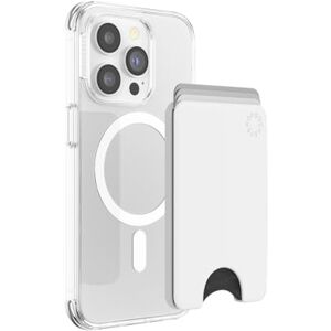 PopSockets Minimalist Slim Phone Wallet, Phone Card Holder, Wireless Charging Compatible, Wallet Without Grip Compatible with MagSafe White PopSockets Minimalist Slim Phone Wallet, Phone Card Holder, Wireless Charging Compatible, Wallet Without Grip Compatible with MagSafe White