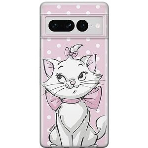 ERT GROUP mobile phone case for Google PIXEL 7 PRO original and officially Licensed Disney pattern Marie 002 optimally adapted to the shape of the mobile phone, case made of TPU ERT GROUP mobile phone case for Google PIXEL 7 PRO original and officially Licensed Disney pattern Marie 002 optimally adapted to the shape of the mobile phone, case made of TPU