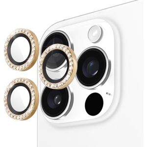 Kate Spade New York iPhone 16 Pro Max/iPhone 16 Pro Camera Lens Protector with Aluminum Ring Set in Stone Gold Kate Spade New York iPhone 16 Pro Max/iPhone 16 Pro Camera Lens Protector with Aluminum Ring Set in Stone Gold