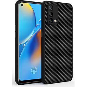 EKAM Case Compatible With Oppo Phones, Carbon Fiber Texture Aluminum Bumper Hard Back with TPU Hybrid Slim Protective Cover (OPPO A54 5G / A74 5G) Black EKAM Case Compatible With Oppo Phones, Carbon Fiber Texture Aluminum Bumper Hard Back with TPU Hybrid Slim Protective Cover (OPPO A54 5G / A74 5G) Black