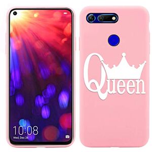 ZhuoFan Honor View 20 Case, Phone Cases Pink Liquid Silicone with Pattern Shockproof Soft Flexible Gel TPU Rubber Back Cover Bumper Skin for Huawei Honor View20 Smartphone, Queen 01 ZhuoFan Honor View 20 Case, Phone Cases Pink Liquid Silicone with Pattern Shockproof Soft Flexible Gel TPU Rubber Back Cover Bumper Skin for Huawei Honor View20 Smartphone, Queen 01
